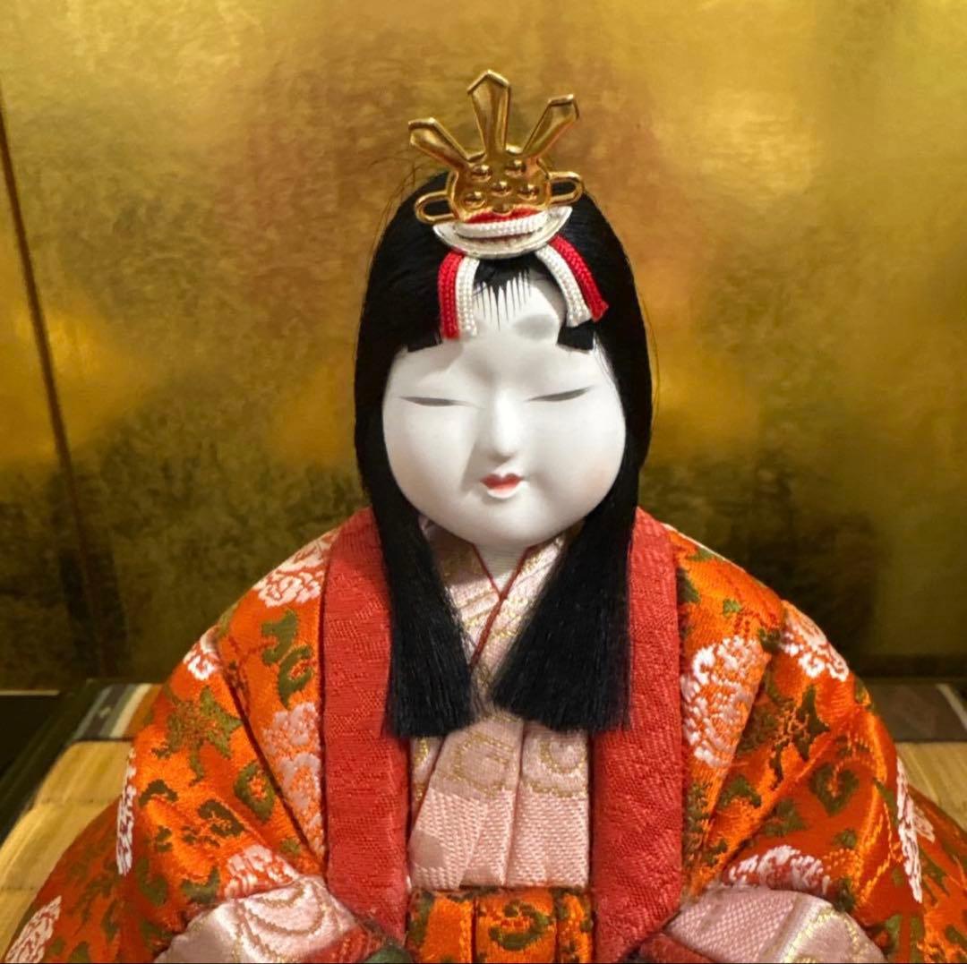 ひな人形　雛飾り　ひな飾り　レトロ　ビンテージ　アンティーク　木目込　ひな祭り
