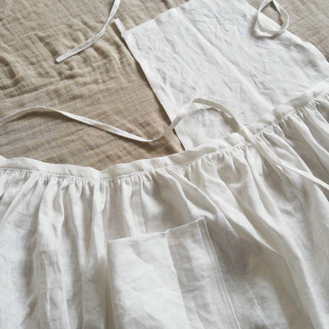 3wayエプロン◯リネンホワイト