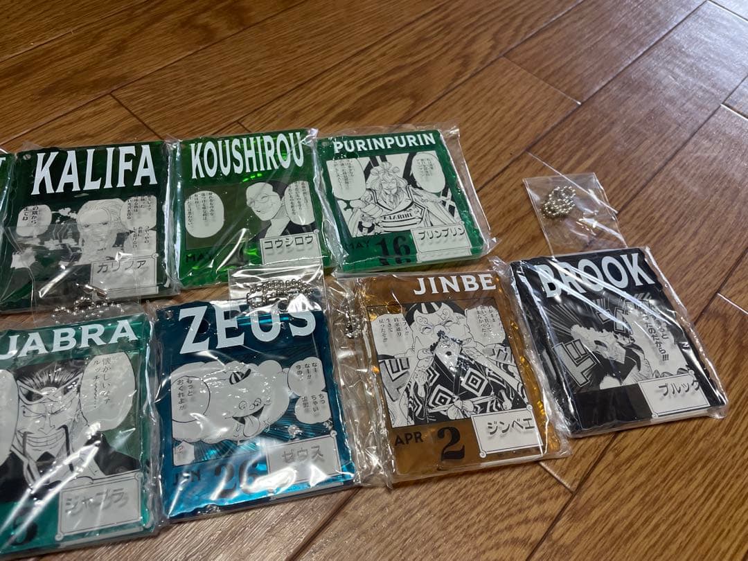 ONE PIECE BASE SHOPくじ アクリルブロックチャーム13点セット