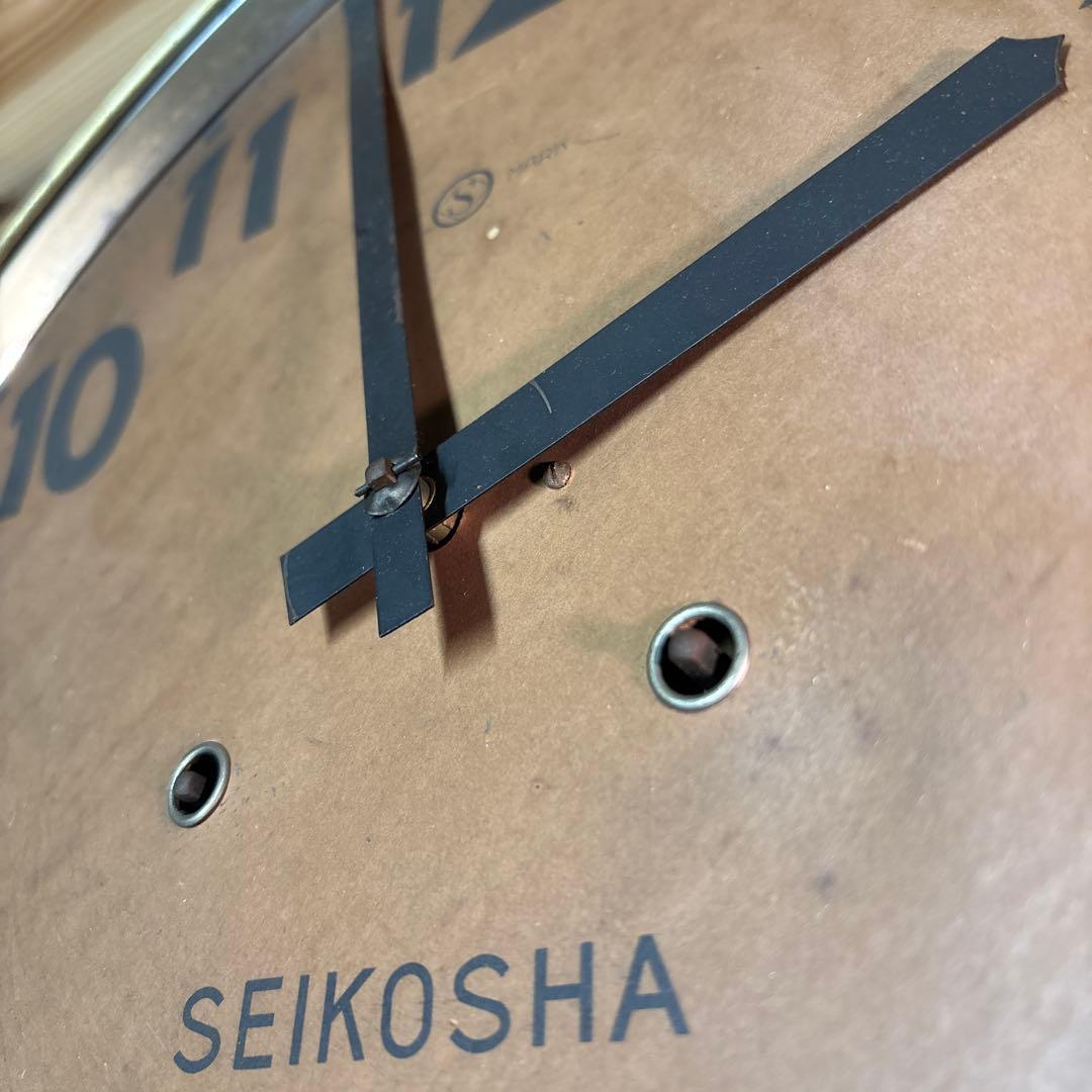 昭和レトロ　精工舎　SEIKOSHA 壁掛け時計　時計　ジャンク品