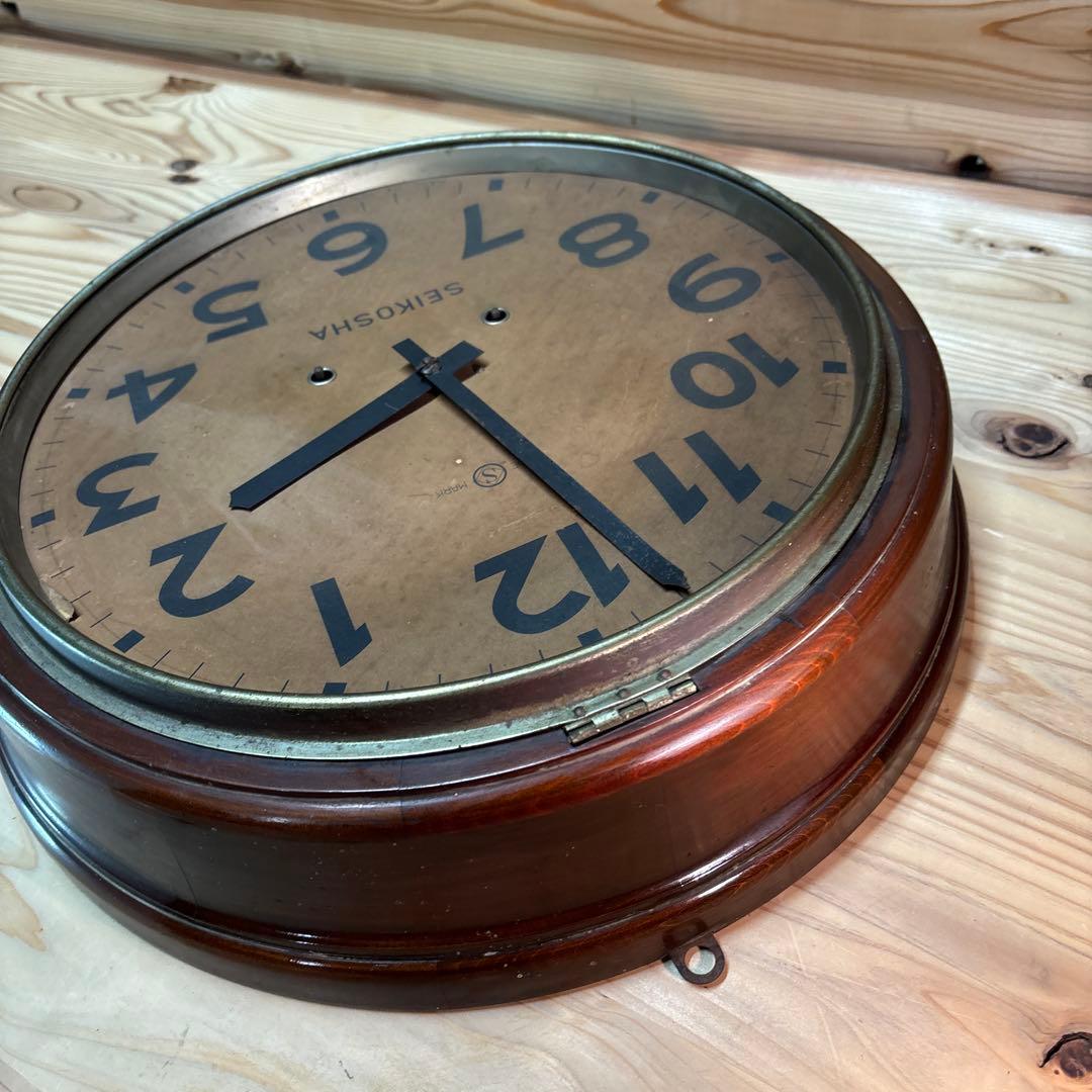 昭和レトロ　精工舎　SEIKOSHA 壁掛け時計　時計　ジャンク品