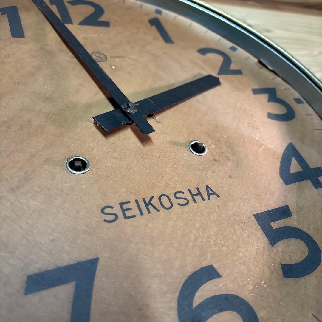 昭和レトロ　精工舎　SEIKOSHA 壁掛け時計　時計　ジャンク品