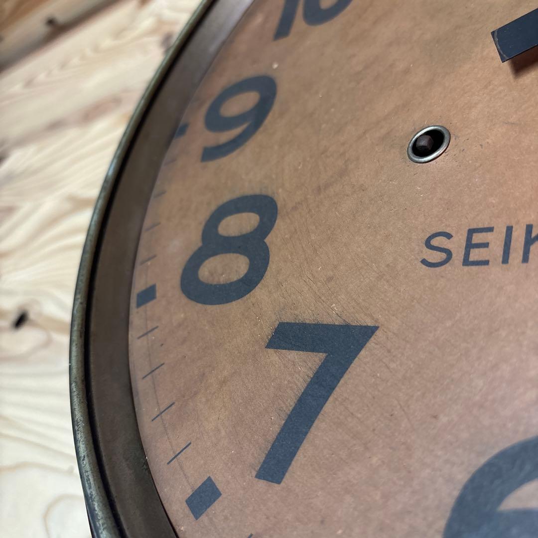 昭和レトロ　精工舎　SEIKOSHA 壁掛け時計　時計　ジャンク品