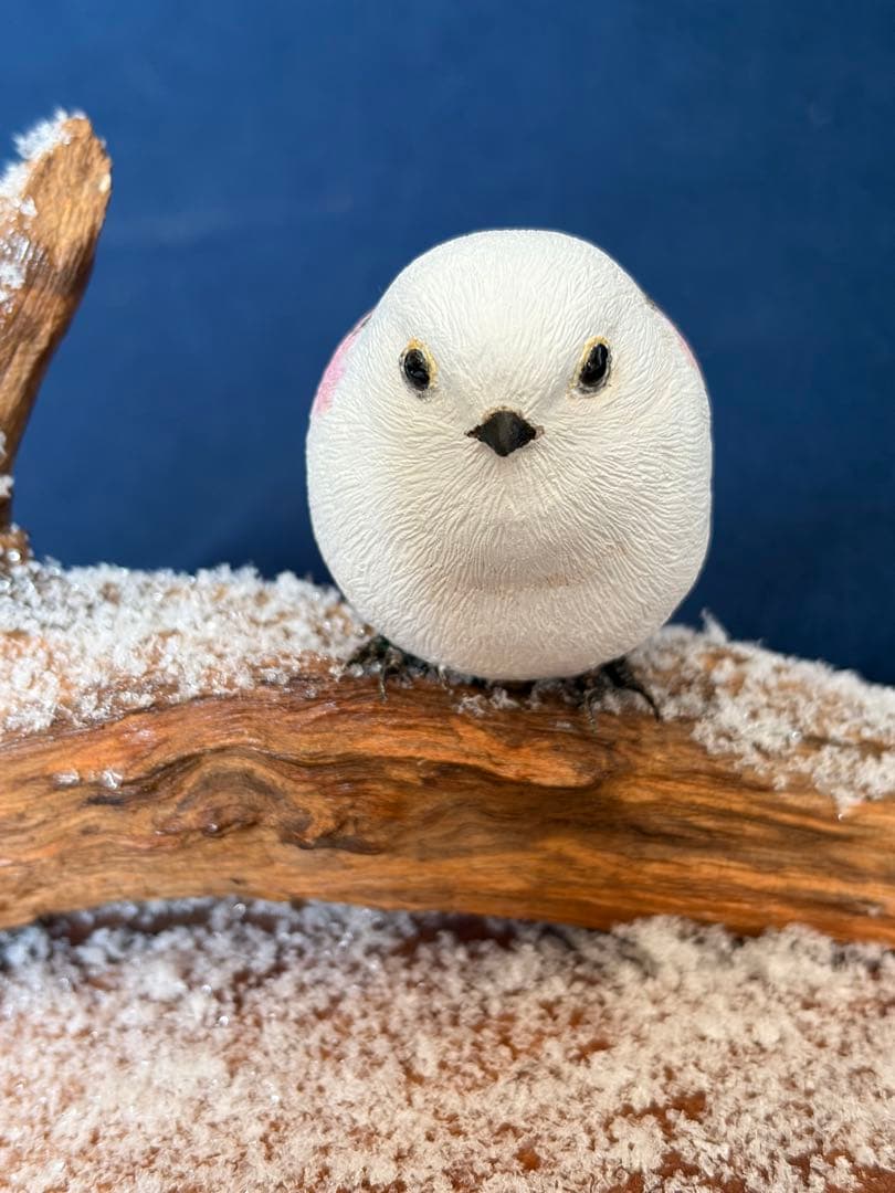 バードカービング(シマエナガ)