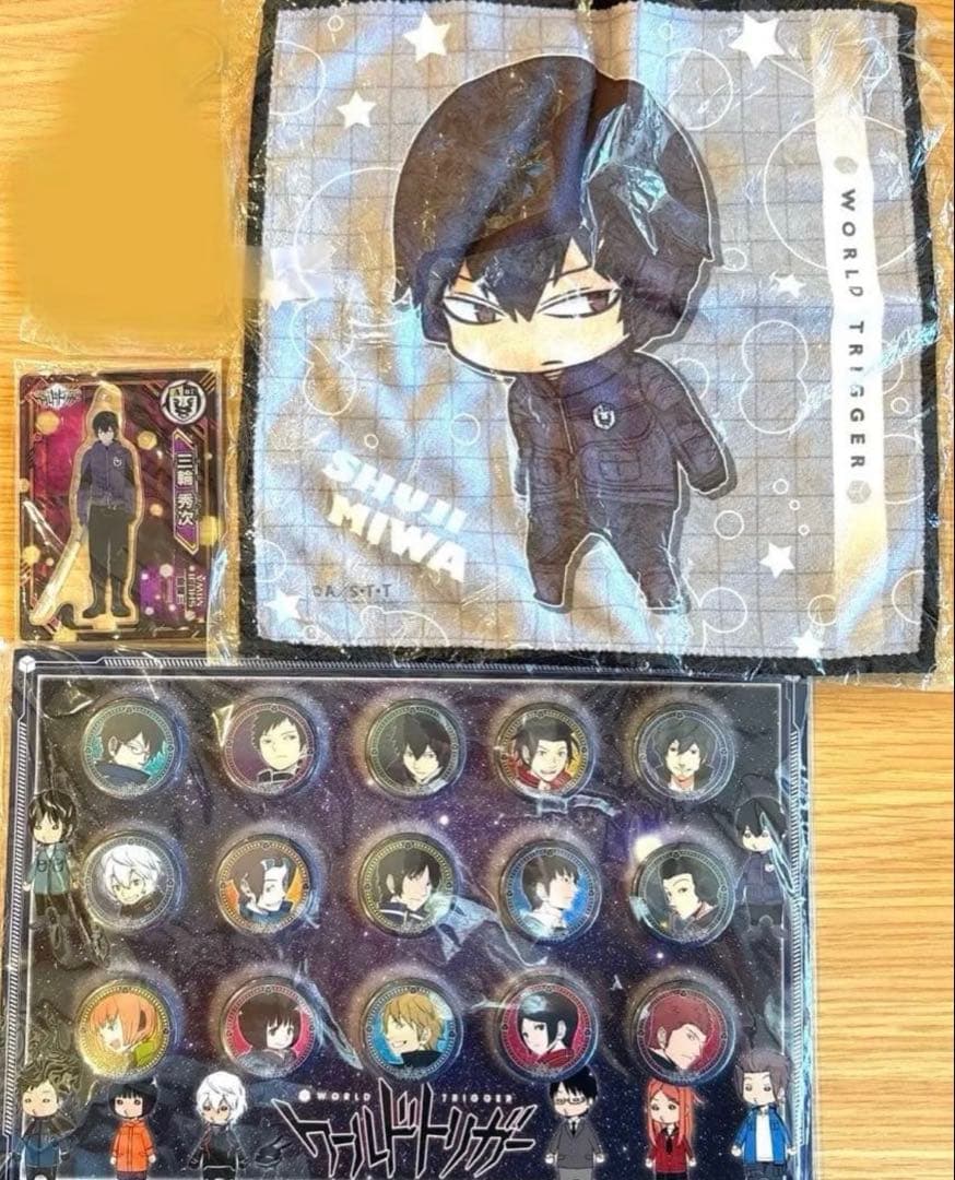 ワールドトリガー　アニメ化初期　ジャンショ　原作　缶バッジセット　空閑　ワートリ