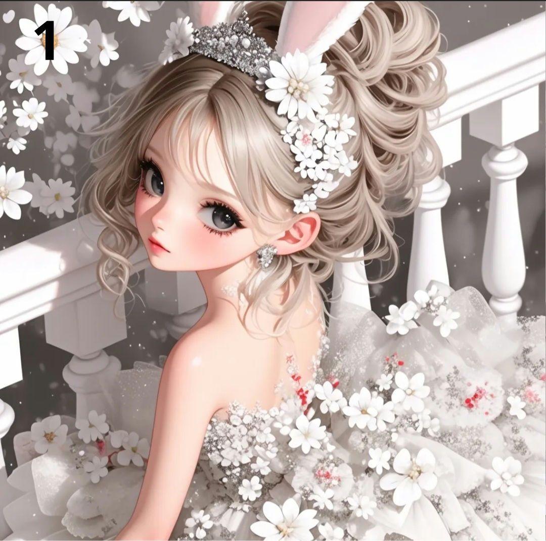 ⭐枚数限定パネル⭐ ①　　女の子パネル生地　♡オーダー受付中♡　ハンドメイド