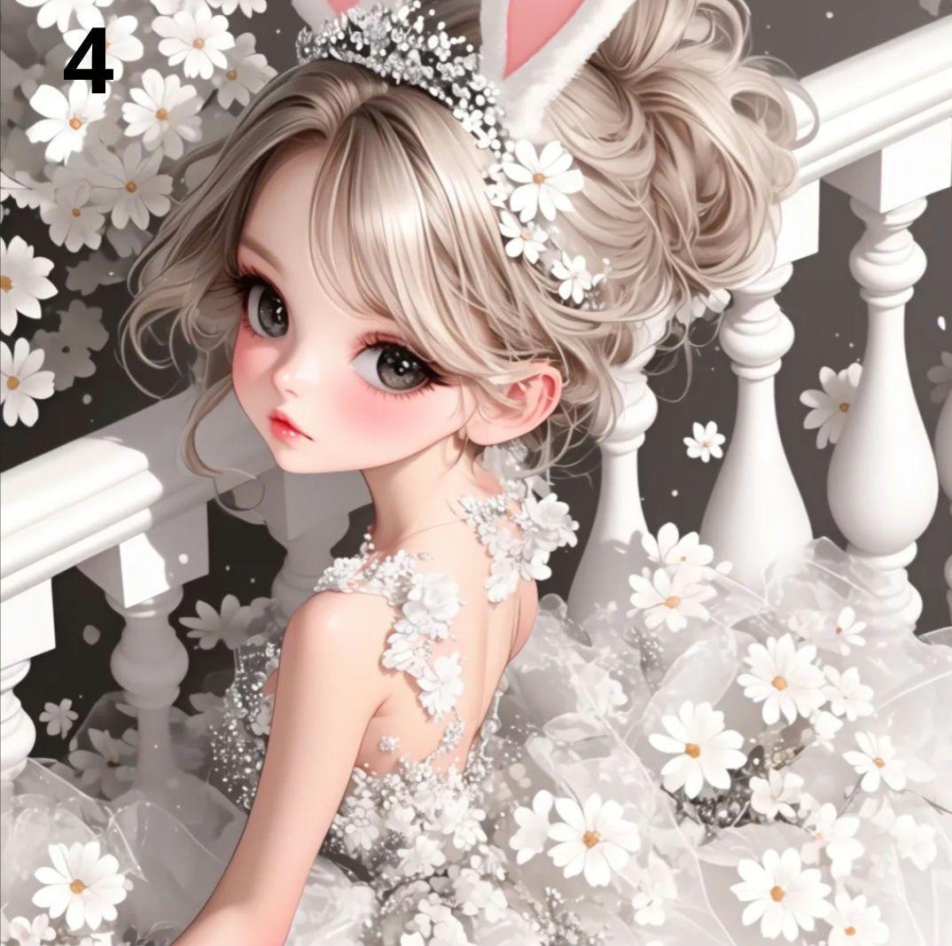 ⭐枚数限定パネル⭐ ①　　女の子パネル生地　♡オーダー受付中♡　ハンドメイド