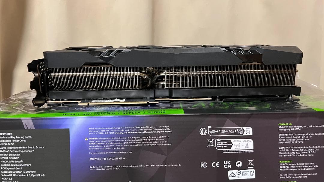 グラフィックボード・グラボ・ビデオカード PNY GeForce RTX4090 24GB XLR8 Gaming