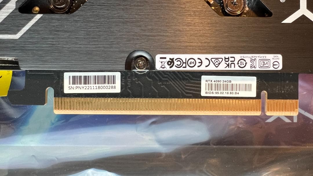 グラフィックボード・グラボ・ビデオカード PNY GeForce RTX4090 24GB XLR8 Gaming