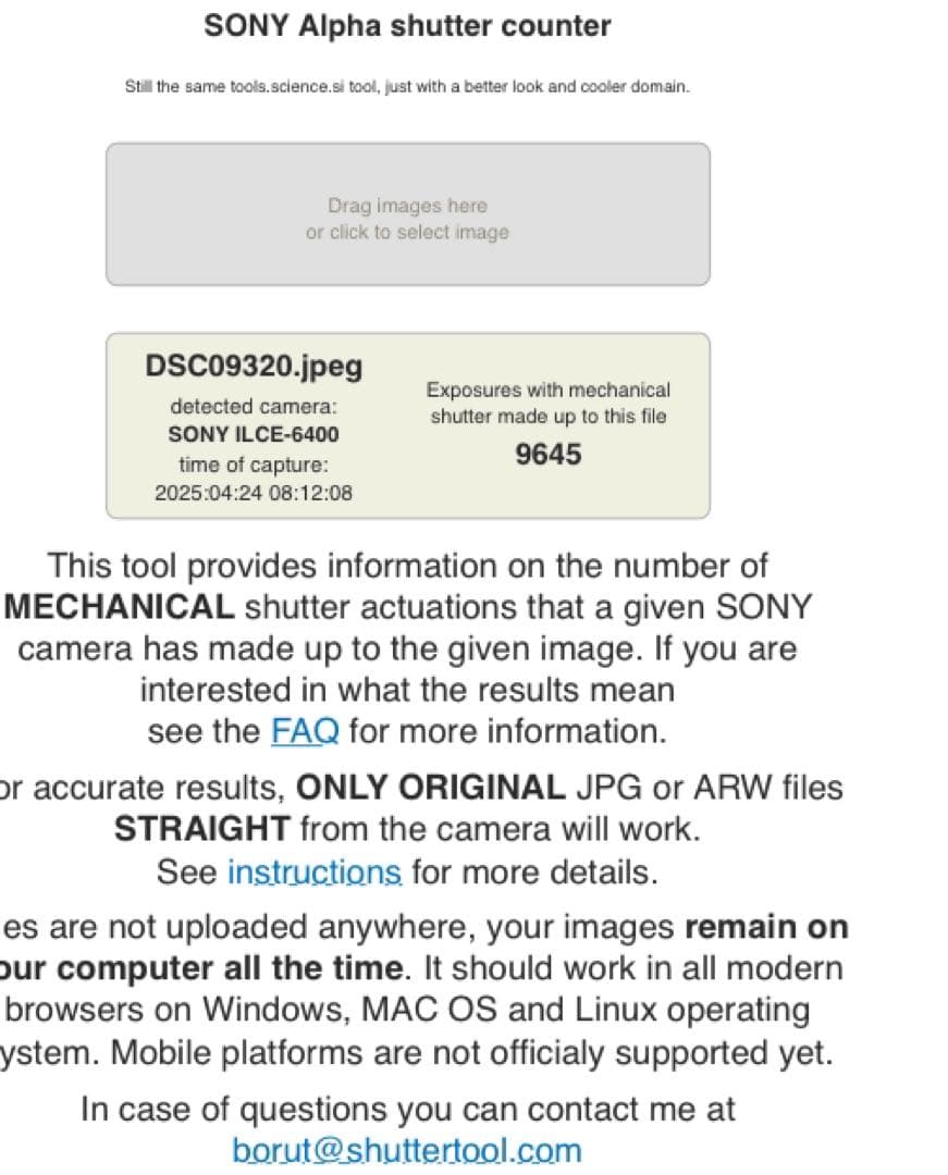 SONY α6400 ボディ