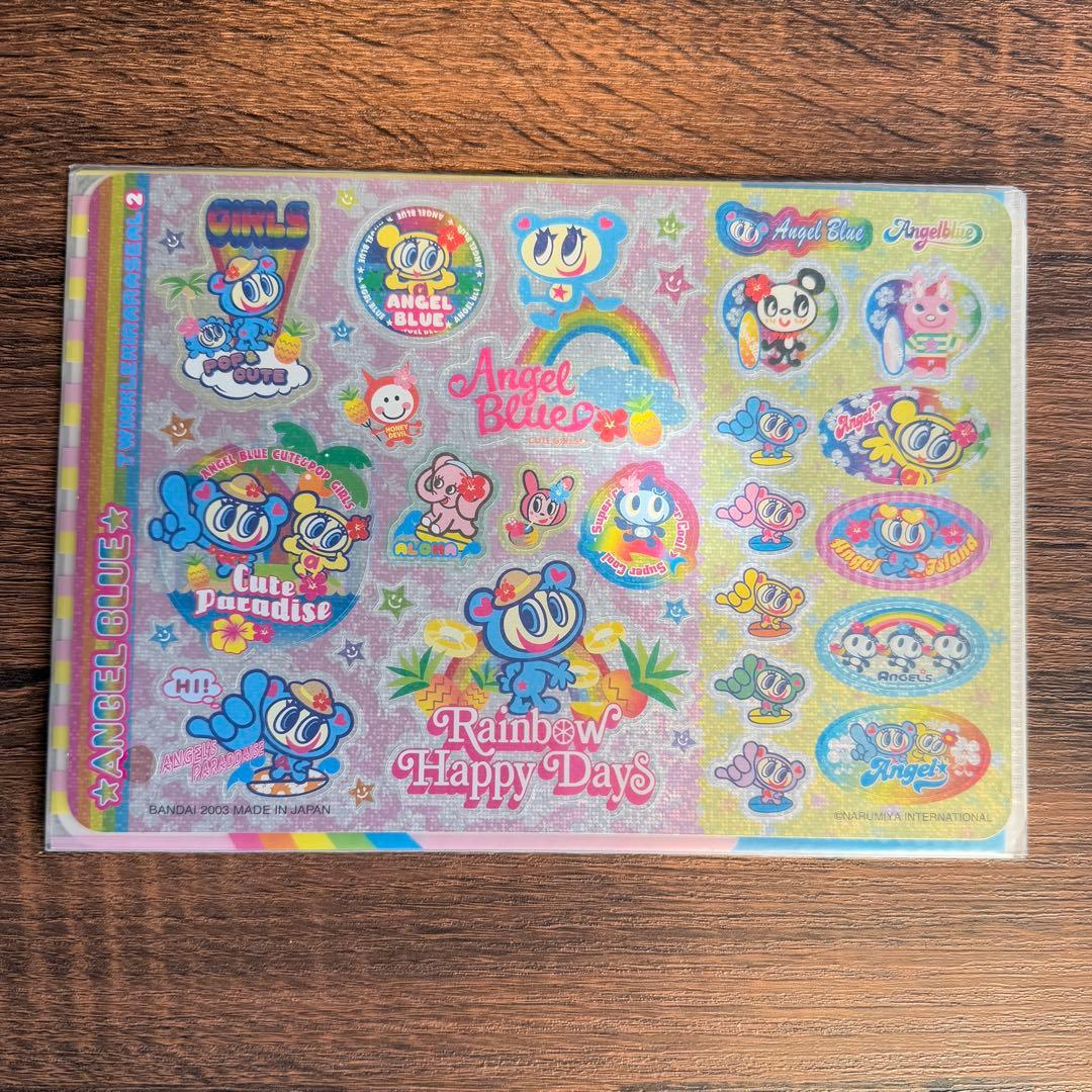 エンジェルブルー　ステッカーファイルセット　8セット