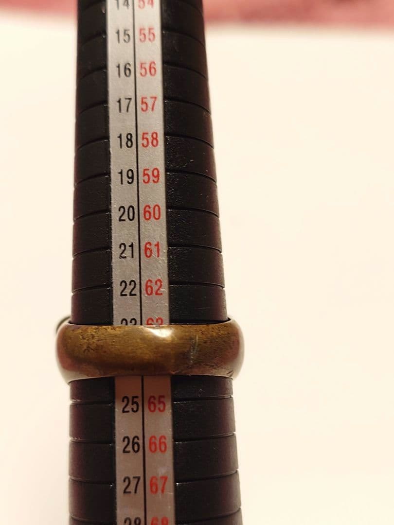 インドネシア　真鍮リング　指輪　24号