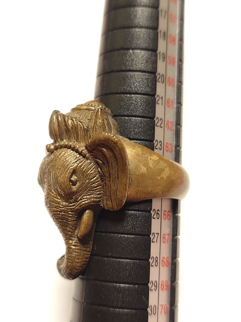 インドネシア　真鍮リング　指輪　24号