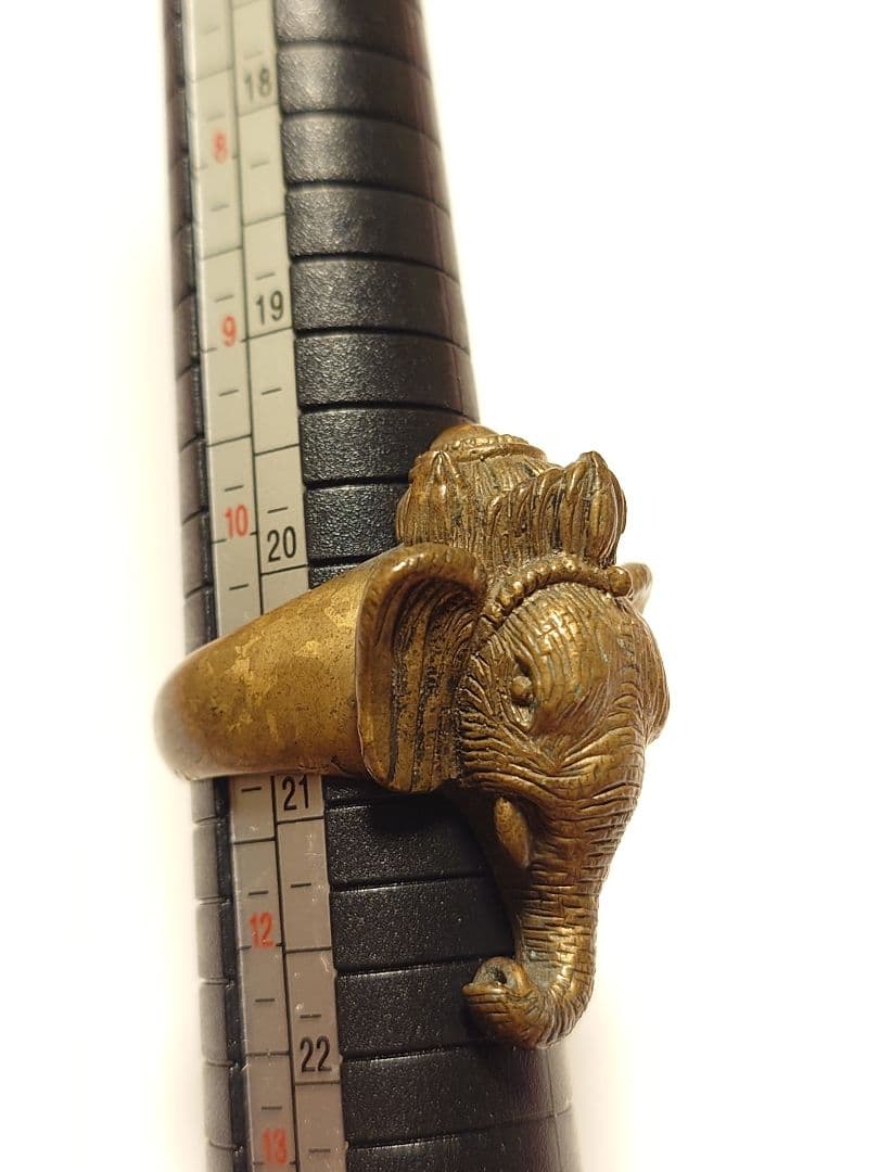 インドネシア　真鍮リング　指輪　24号