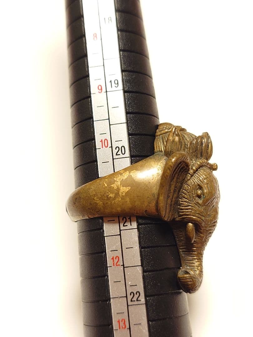 インドネシア　真鍮リング　指輪　24号