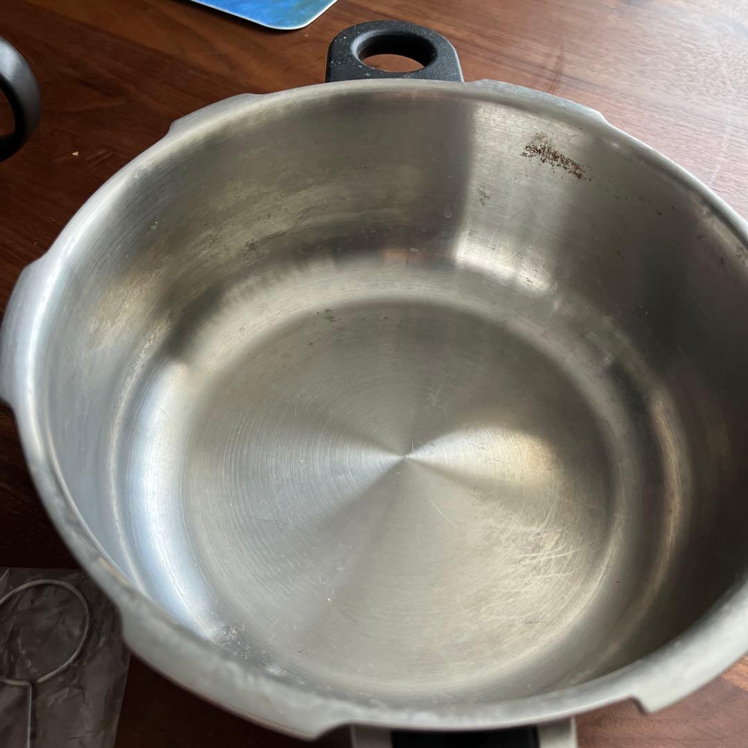 圧力鍋 活力鍋　アサヒ軽金属工業　2.5l 赤白おもり付