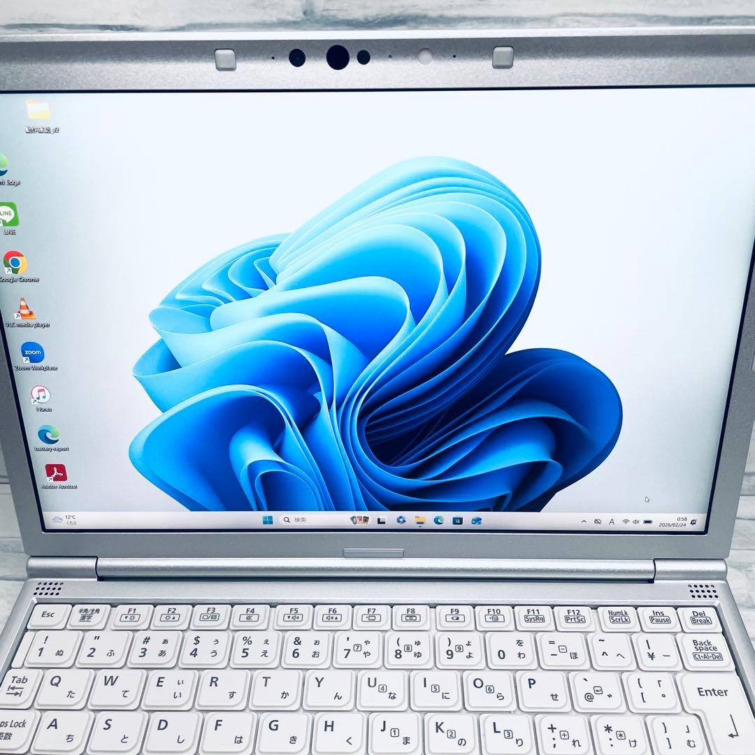 バッテリー◎ 使用時間少 レッツノート CF-SV1 11世代i5 office