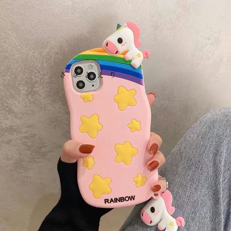 ユニコーン12promaxアップル11携帯ケースシリコンK