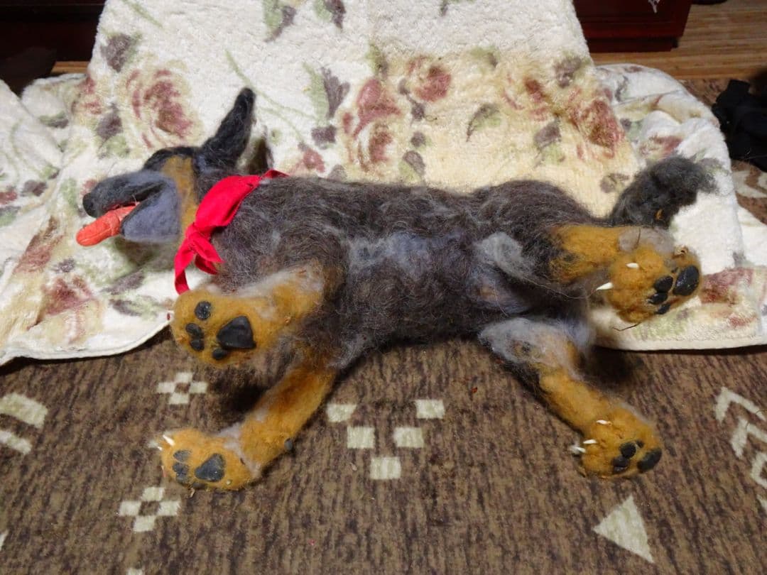 羊毛フェルト マッドマックス風・ドッグ