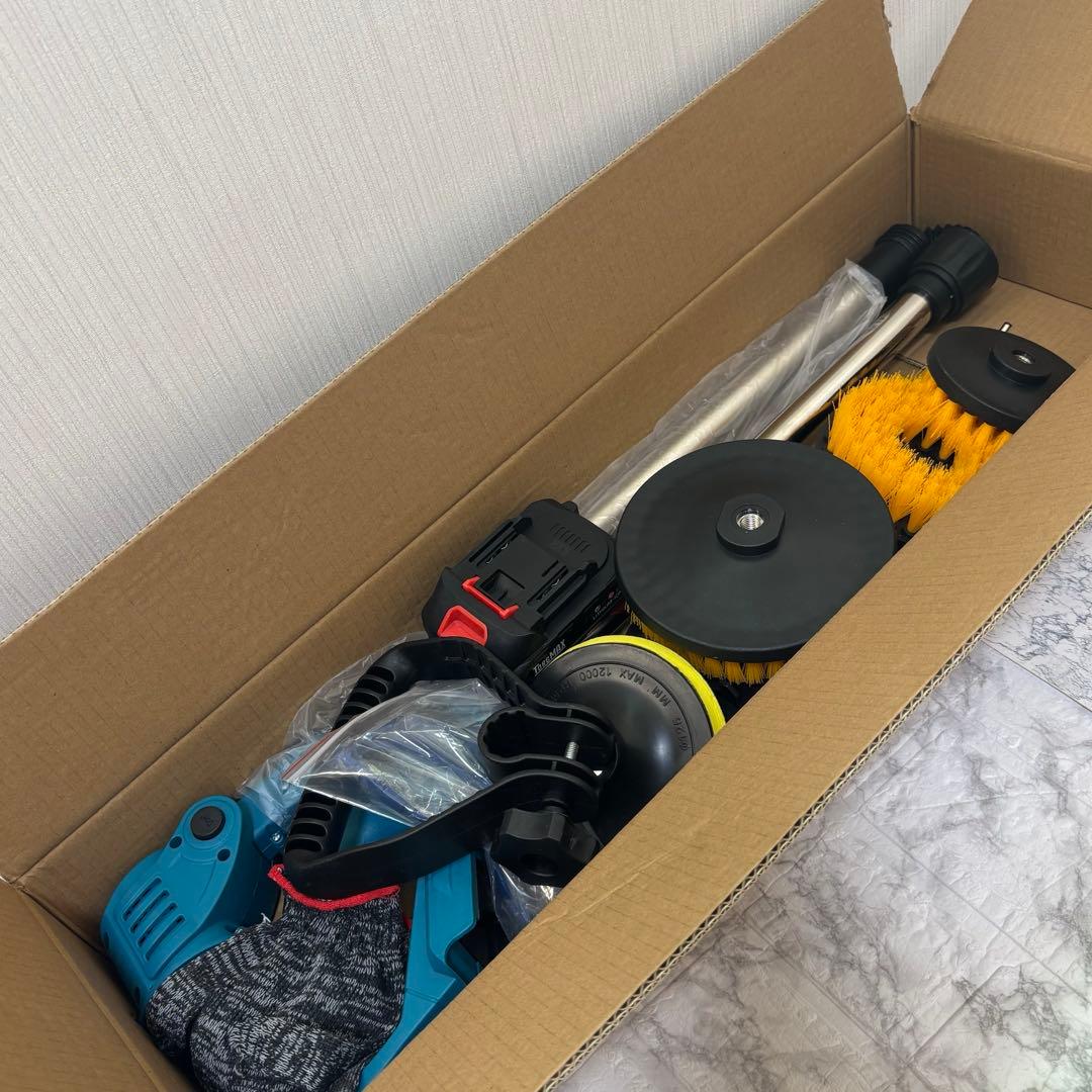 お風呂掃除 ブラシ 電動ブラシ 強力 充電式 コードレス 電動お掃除ブラシ