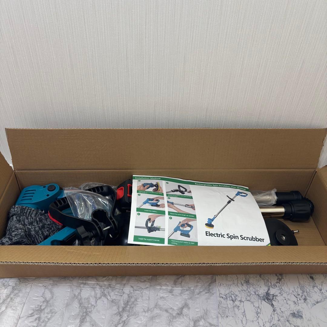 お風呂掃除 ブラシ 電動ブラシ 強力 充電式 コードレス 電動お掃除ブラシ