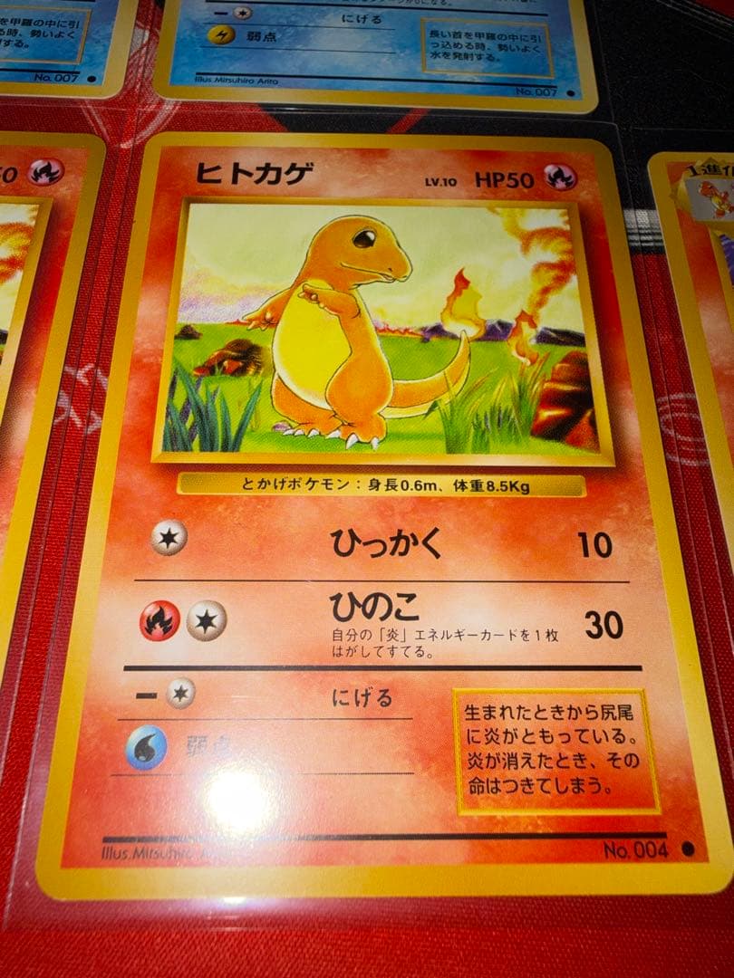 旧裏　ヒトカゲ　リザード　ゼニガメ