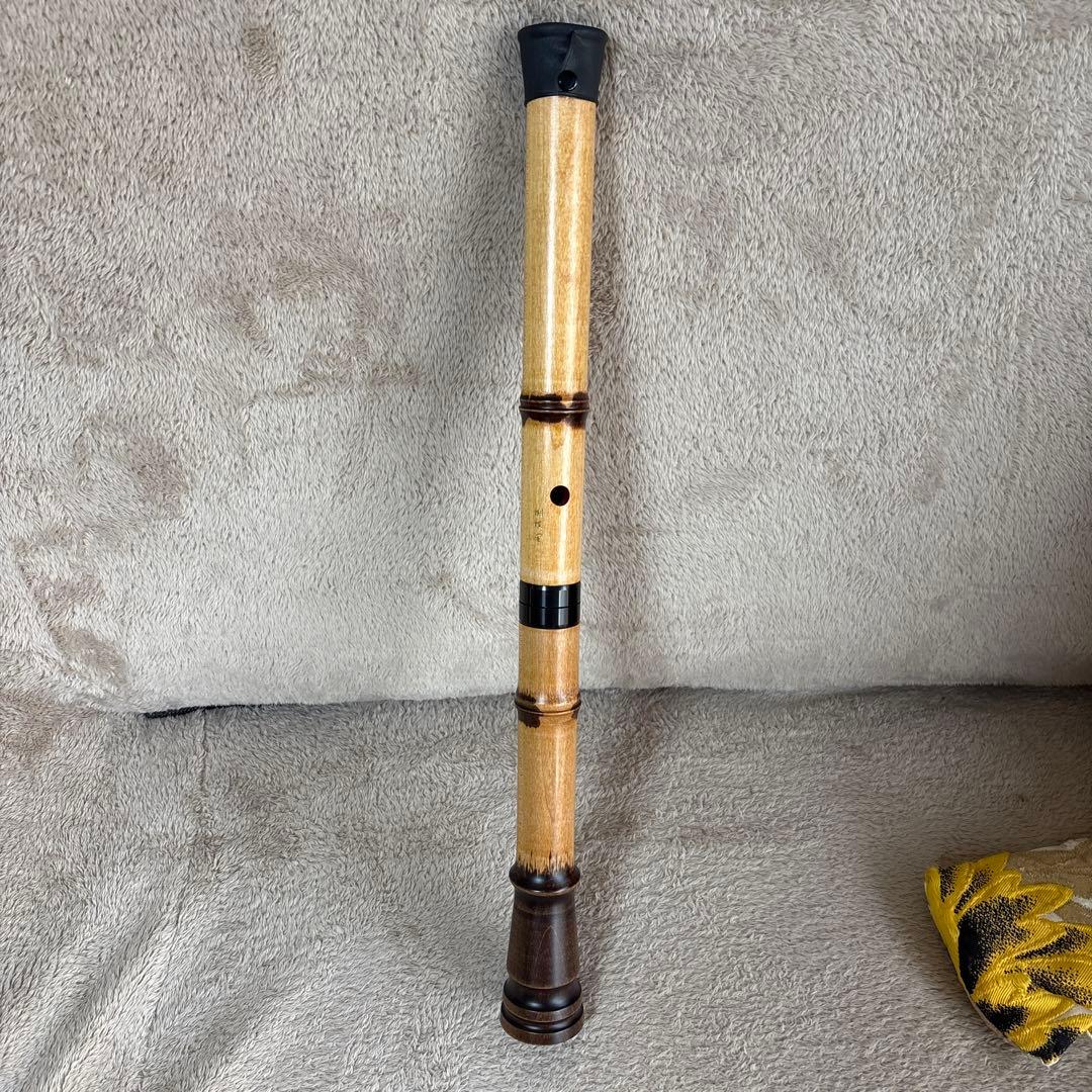 胡蝶宝 尺八 焼印あり