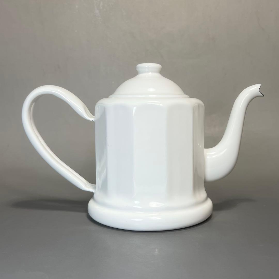 N*r様 廃盤品 野田琺瑯 クラシックポット ケトル ホワイト