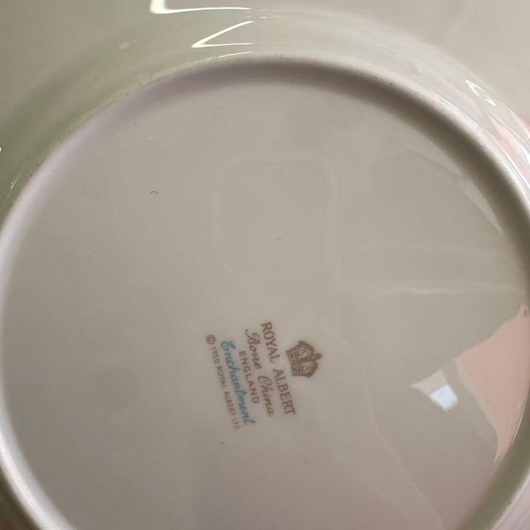 英国製　未使用 ロイヤルアルバートエンチャントメント　18cmプレート6枚セット