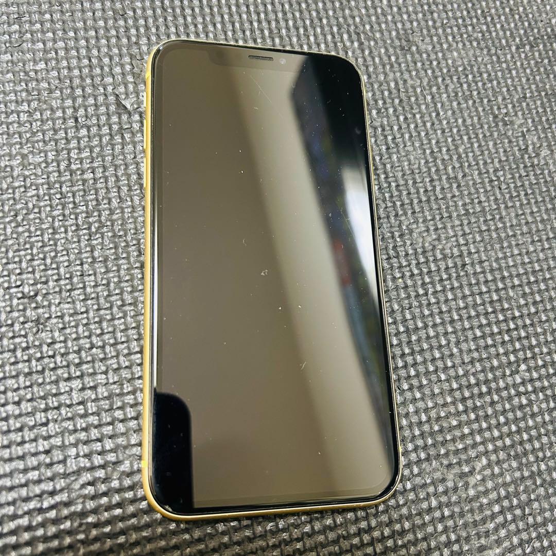 iPhone xr 128GB イエロー 本体　SIMロック解除済み
