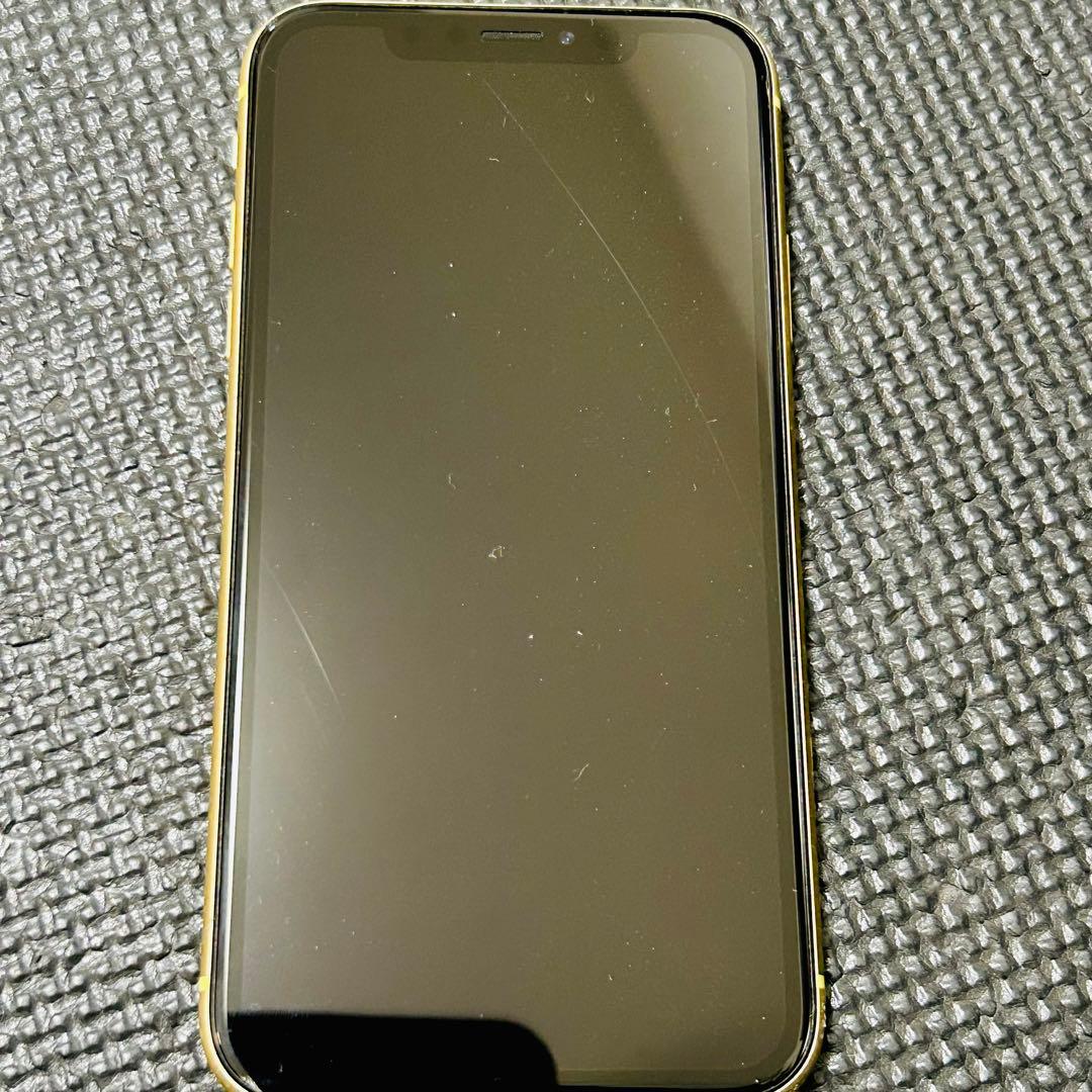 iPhone xr 128GB イエロー 本体　SIMロック解除済み