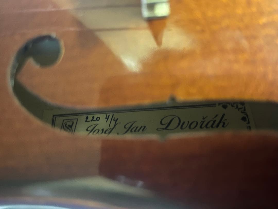 Josef Jan Dvorak #220 4/4 下倉バイオリン　チェコ製