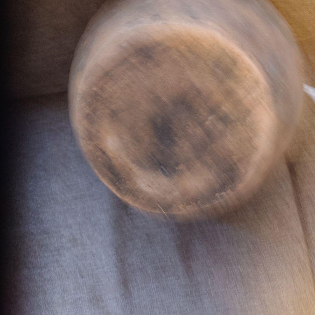 手作り陶器 球形 土色 土器　弥生　縄文　大壺