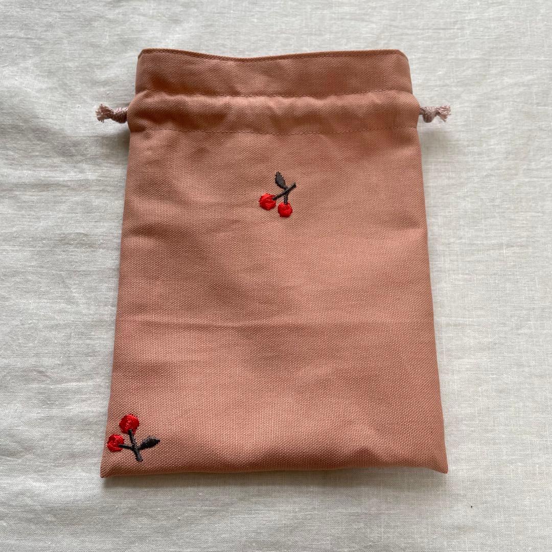 ハンドメイド♡さくらんぼ巾着