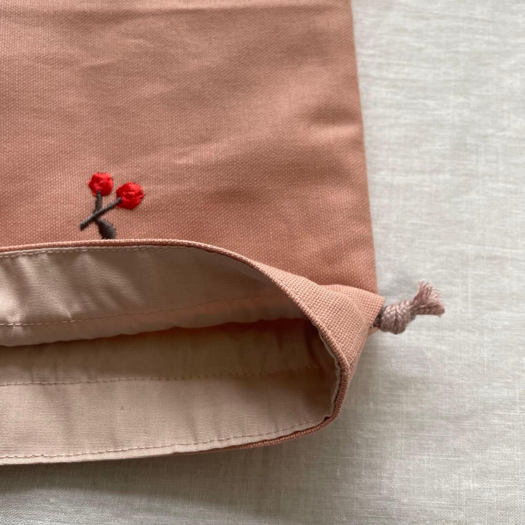 ハンドメイド♡さくらんぼ巾着