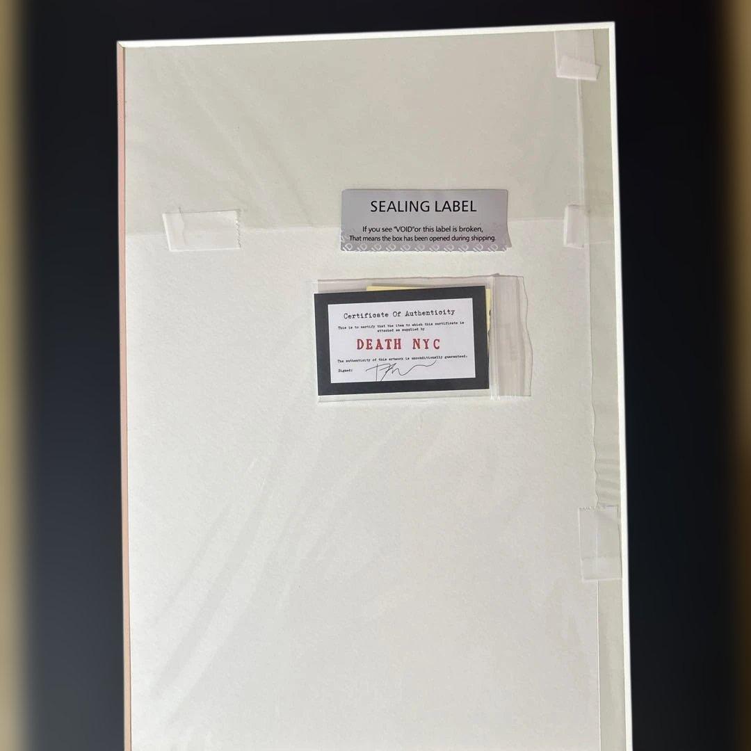 DEATH NYC スーパーマンとスヌーピー アート Rare 10/100