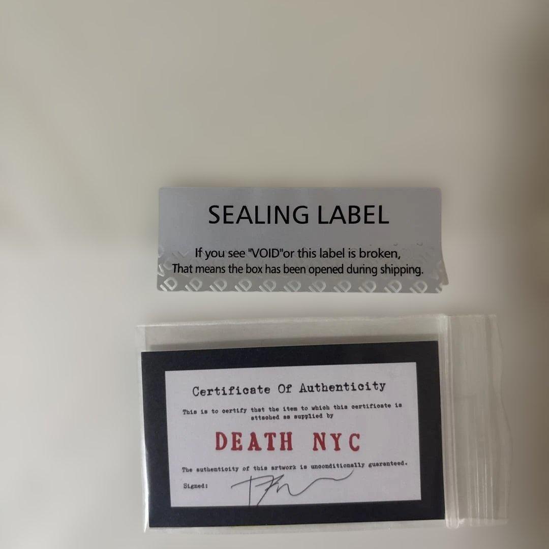 DEATH NYC スーパーマンとスヌーピー アート Rare 10/100