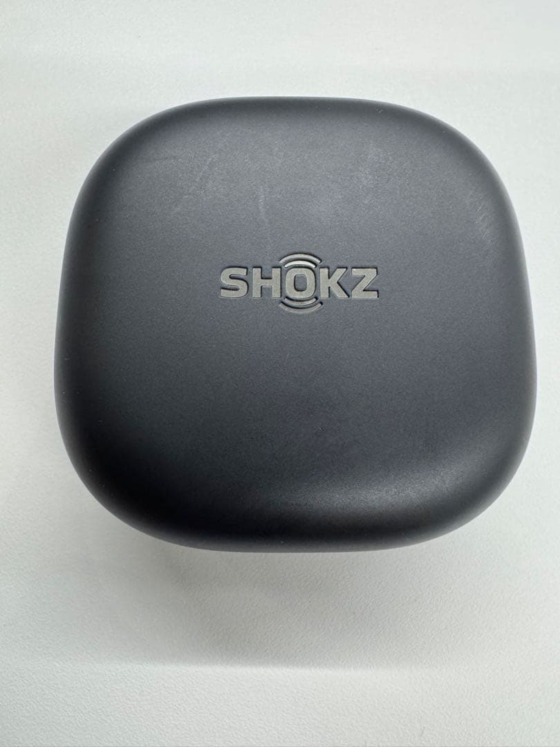SHOKZ OPENFIT2＋　左耳無ワイヤレスイヤホン ブラック 充電ケース付