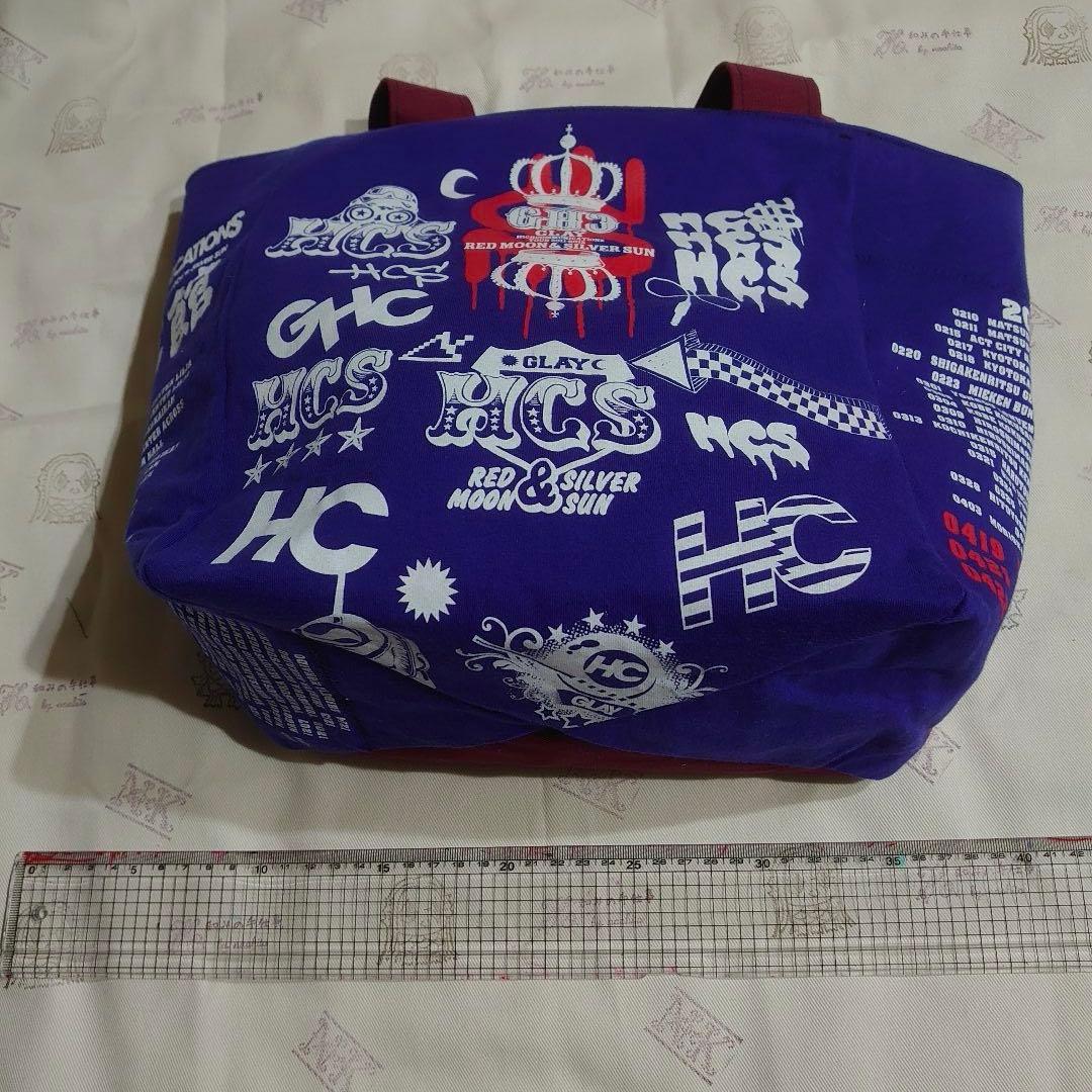 GLAYツアーTシャツリメイク　トートバッグ