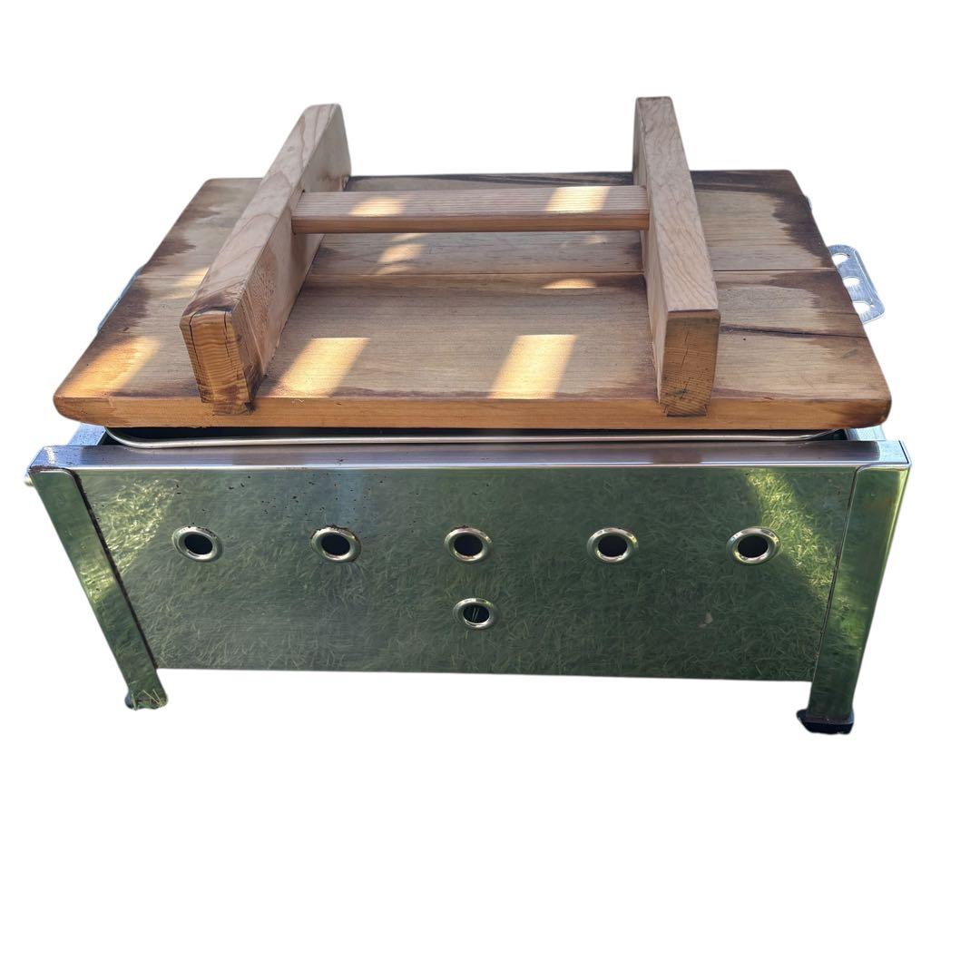 おでん鍋　ステンレス製　都市ガス　業務用　蓋付き　仕切り付き