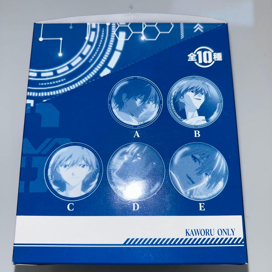 EVA STORE オリジナルアスカ、カヲル缶バッジBOX+タロットカード2箱