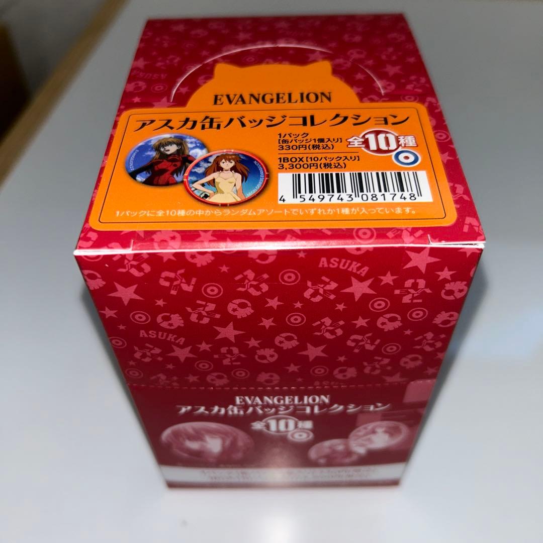 EVA STORE オリジナルアスカ、カヲル缶バッジBOX+タロットカード2箱