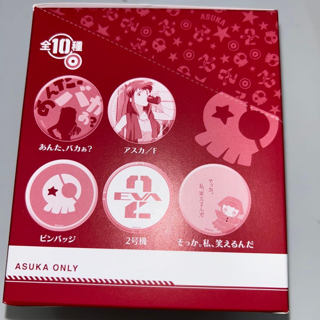 EVA STORE オリジナルアスカ、カヲル缶バッジBOX+タロットカード2箱