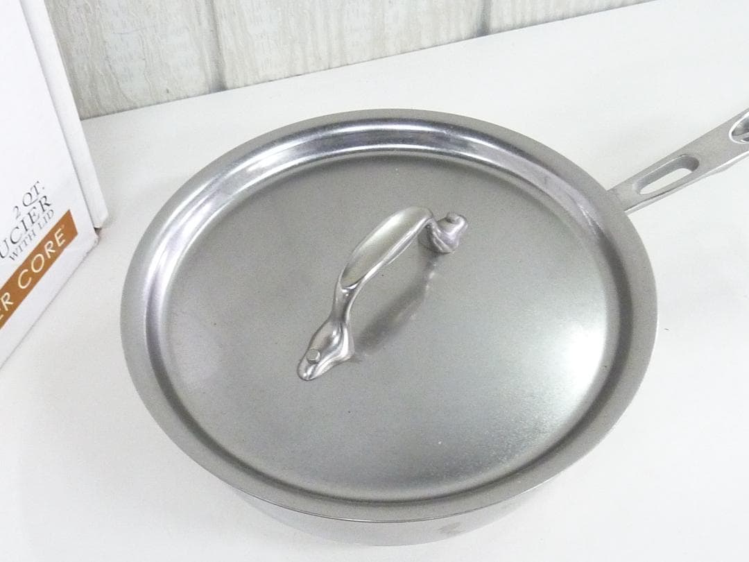 All-Clad Copper Core ソースパン 20cm 蓋付きフライパン