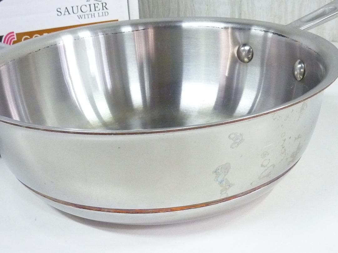 All-Clad Copper Core ソースパン 20cm 蓋付きフライパン