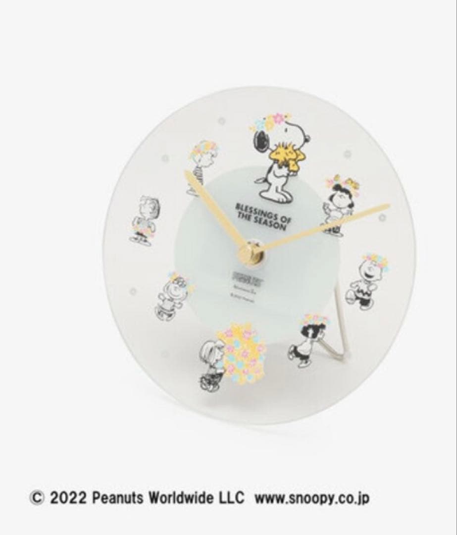 新品未使用⭐︎アフタヌーンティー×PEANUTS スヌーピー クロック