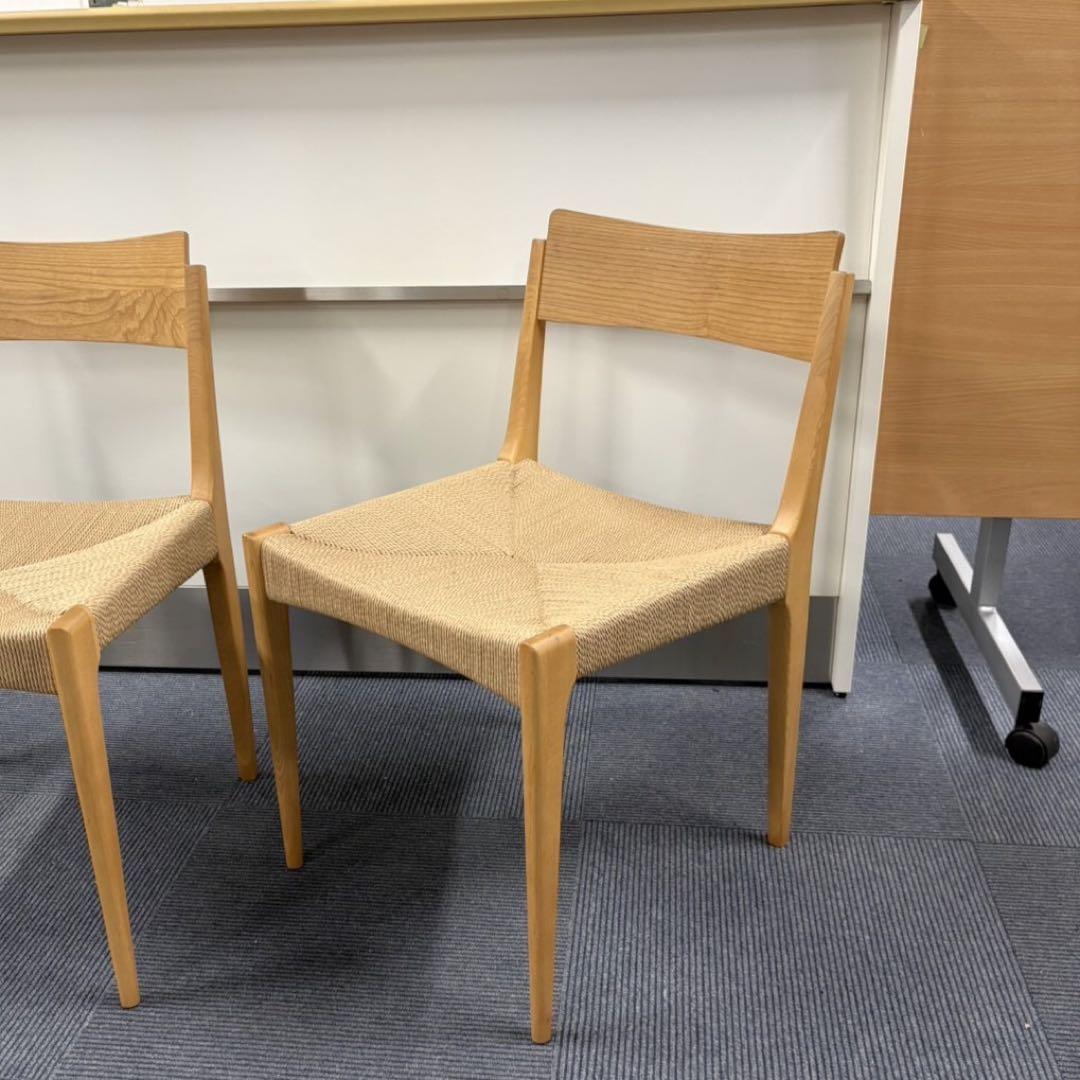 未使用 1脚 東谷 ペーパーコードチェア ACE-73NA ナチュラル 座編み