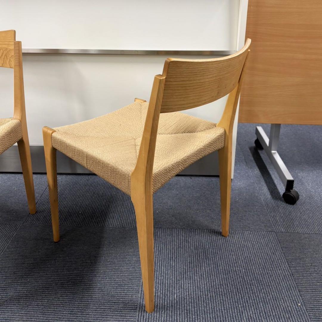 未使用 1脚 東谷 ペーパーコードチェア ACE-73NA ナチュラル 座編み