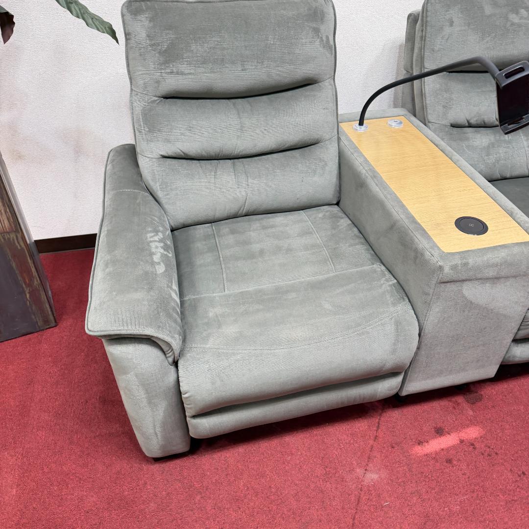 東京23区送料無料　美品ニトリ　2人用リクライニングソファー　洗浄/除菌済み