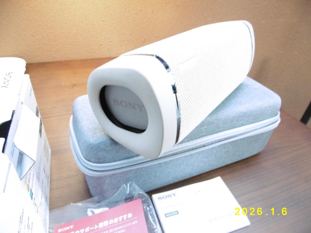 SONY SRS-XB33 ベージュ　美品　ケース付き